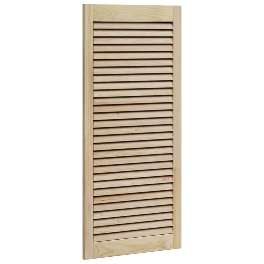 Kastdeuren 2 pcs Bruin 110 x 49.5 x 2.1 cm Massief grenenhout