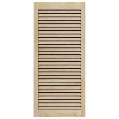 Kastdeuren 2 pcs Bruin 110 x 49.5 x 2.1 cm Massief grenenhout