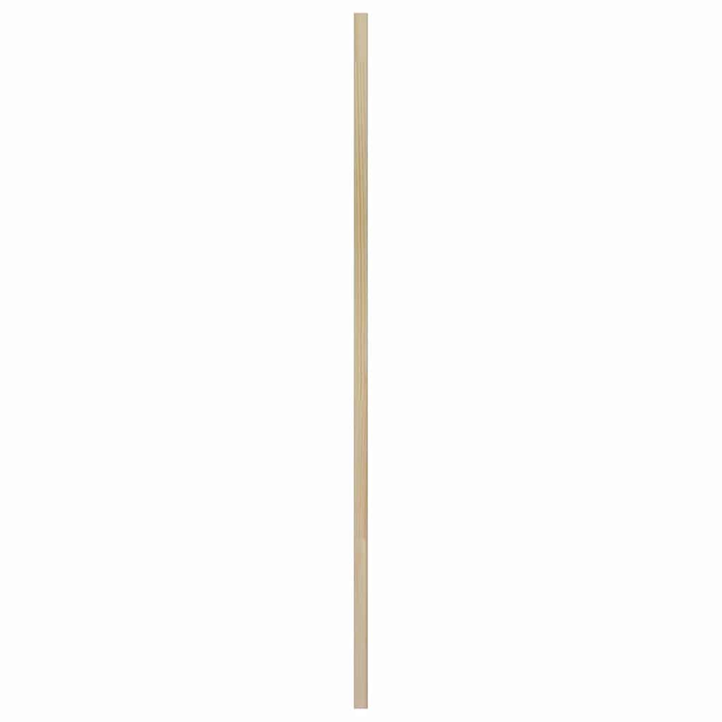 Kastdeuren 2 pcs Bruin 110 x 49.5 x 2.1 cm Massief grenenhout