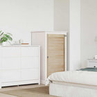 Wardrobe Door Natural 110 x 2.1 x 59.5 cm Solid Pine