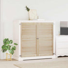 Kastdeuren 2 stuks 110x59,5x2,1 cm massief grenenhout