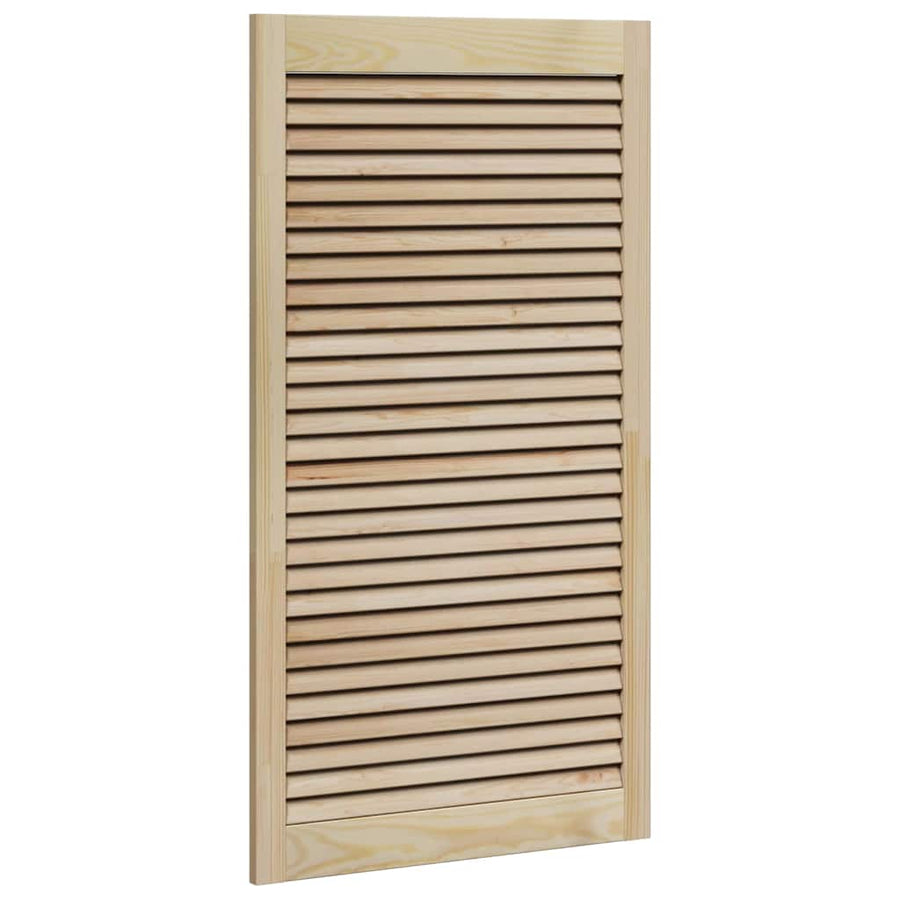 Kastdeuren 2 pcs Bruin 110 x 59.5 x 2.1 cm Massief grenenhout