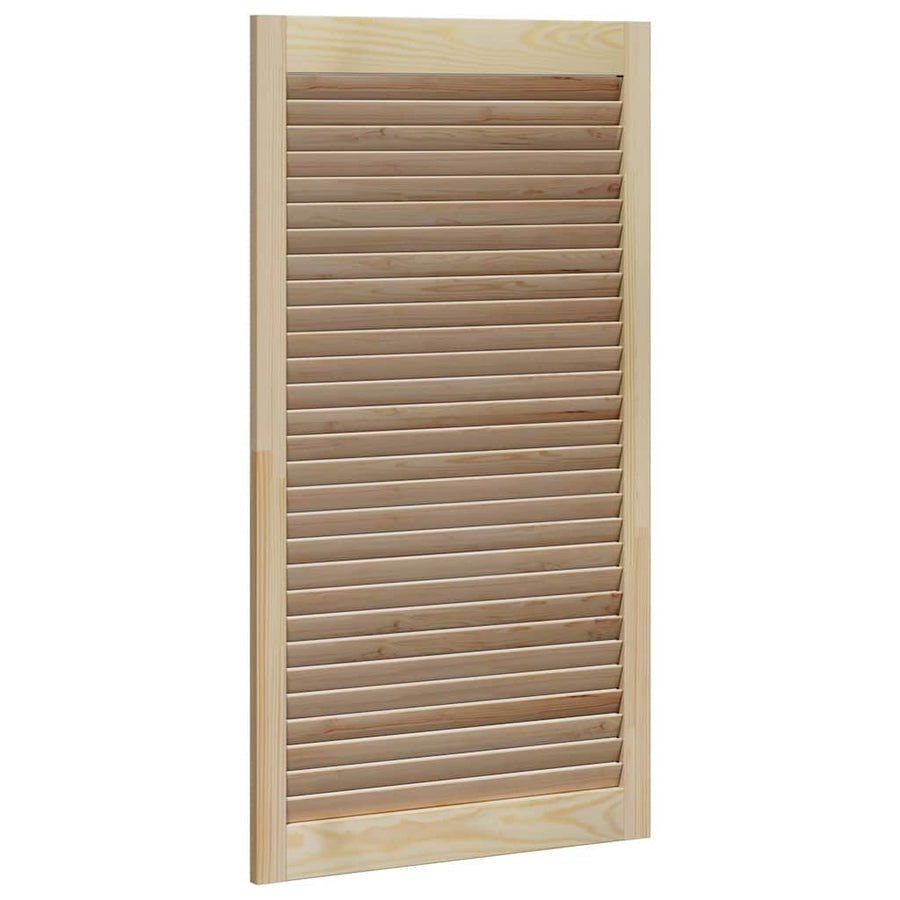 Kastdeuren 2 pcs Bruin 110 x 59.5 x 2.1 cm Massief grenenhout