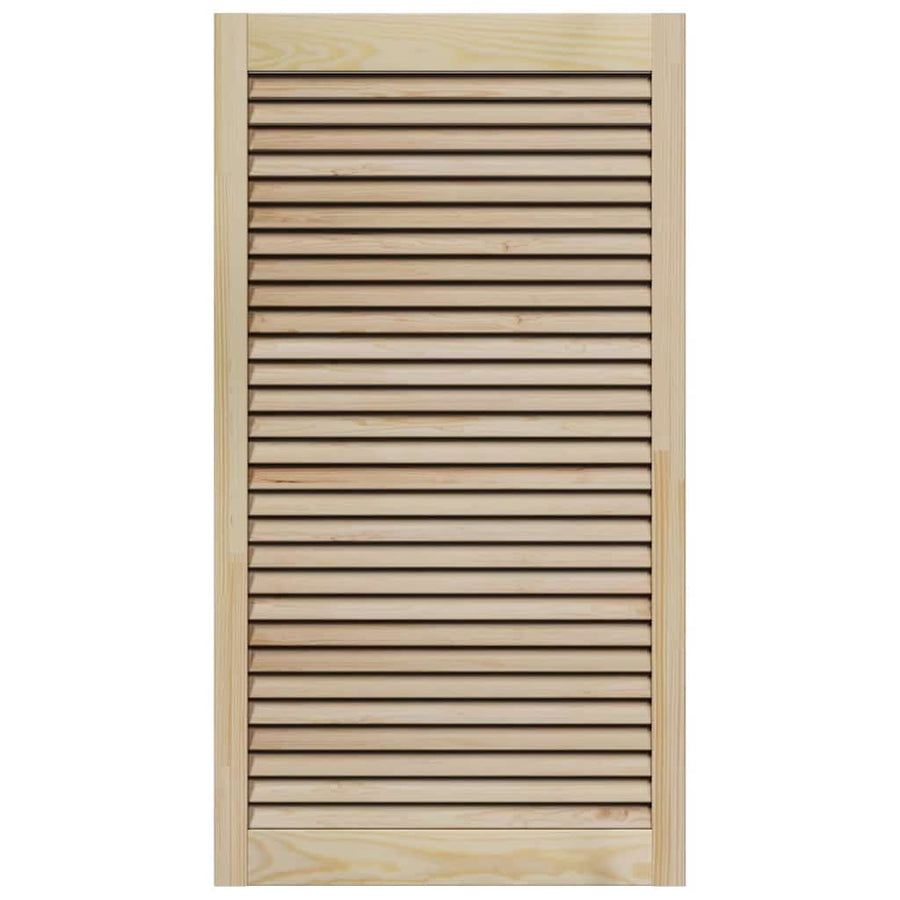 Kastdeuren 2 pcs Bruin 110 x 59.5 x 2.1 cm Massief grenenhout