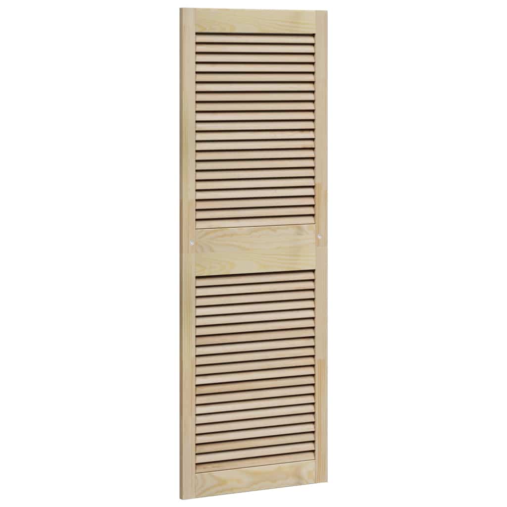 Kastdeur Anders Bruin 140.5 x 49.5 x 2.1 cm Massief grenenhout