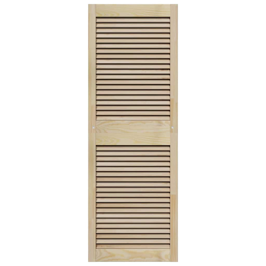 Kastdeur Anders Bruin 140.5 x 49.5 x 2.1 cm Massief grenenhout