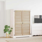Cabinet Door 2 pcs Natural 49.5 x 2.1 x 140.5 cm Solid Pine Wood