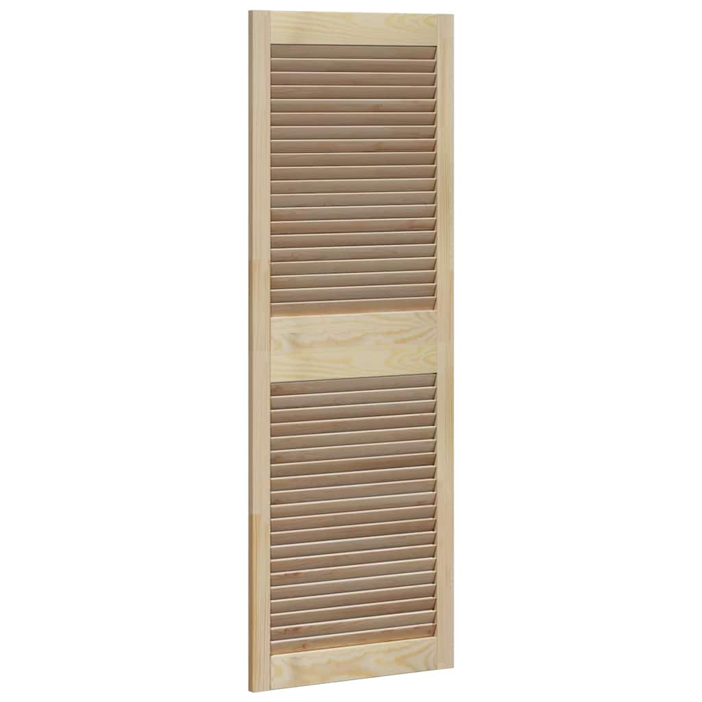 Kastdeuren 2 pcs Bruin 140.5 x 49.5 x 2.1 cm Massief grenenhout