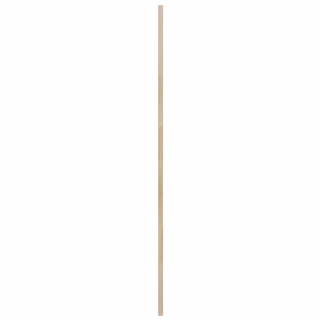 Kastdeuren 2 pcs Bruin 140.5 x 49.5 x 2.1 cm Massief grenenhout