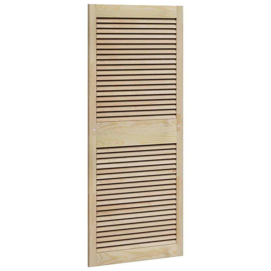 Kastdeur Anders Bruin 140.5 x 59.5 x 2.1 cm Massief grenenhout