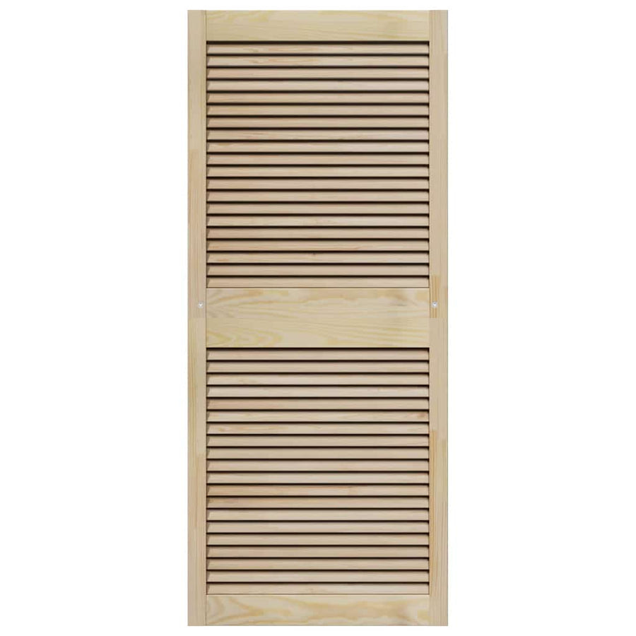 Kastdeur Anders Bruin 140.5 x 59.5 x 2.1 cm Massief grenenhout