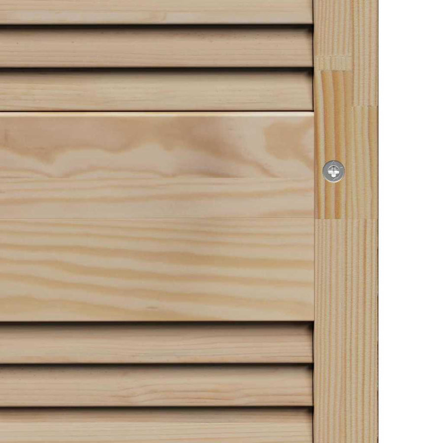 Kastdeuren 2 pcs Bruin 140.5 x 59.5 x 2.1 cm Massief grenenhout