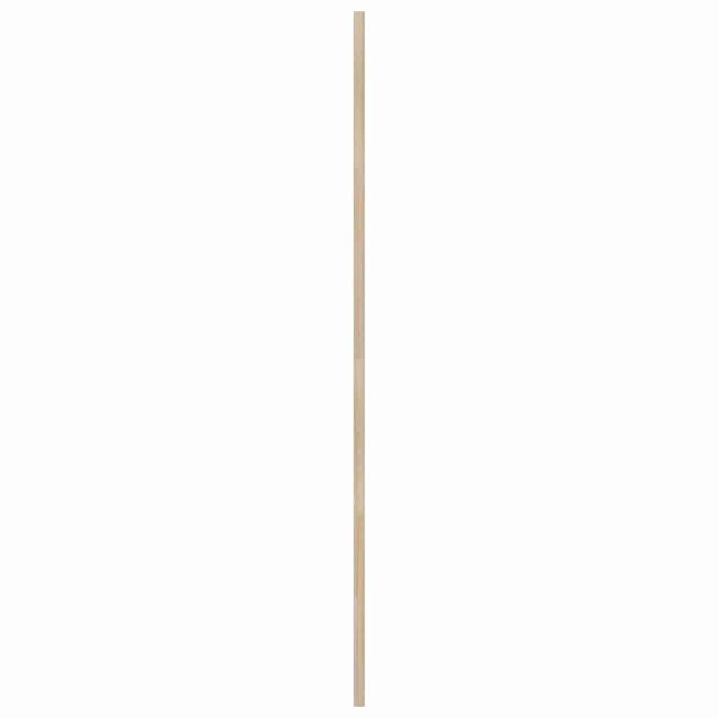 Kastdeuren 2 pcs Bruin 140.5 x 59.5 x 2.1 cm Massief grenenhout
