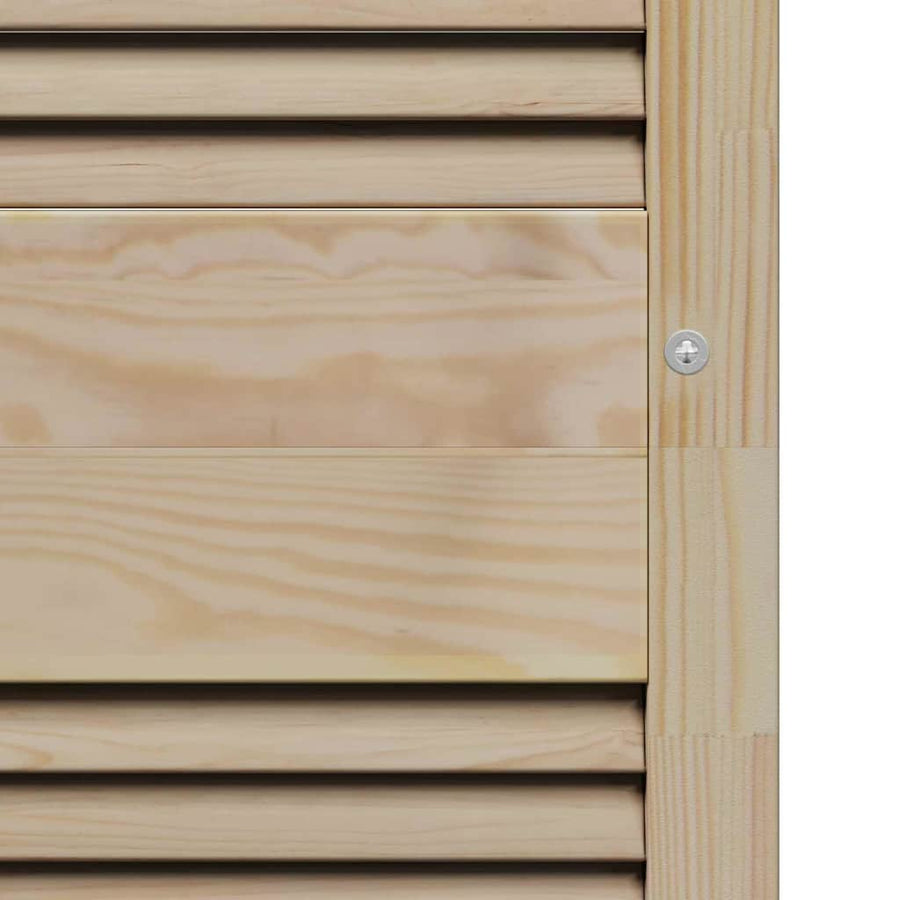 Kastdeur Anders Bruin 170 x 39.5 x 2.1 cm Massief grenenhout