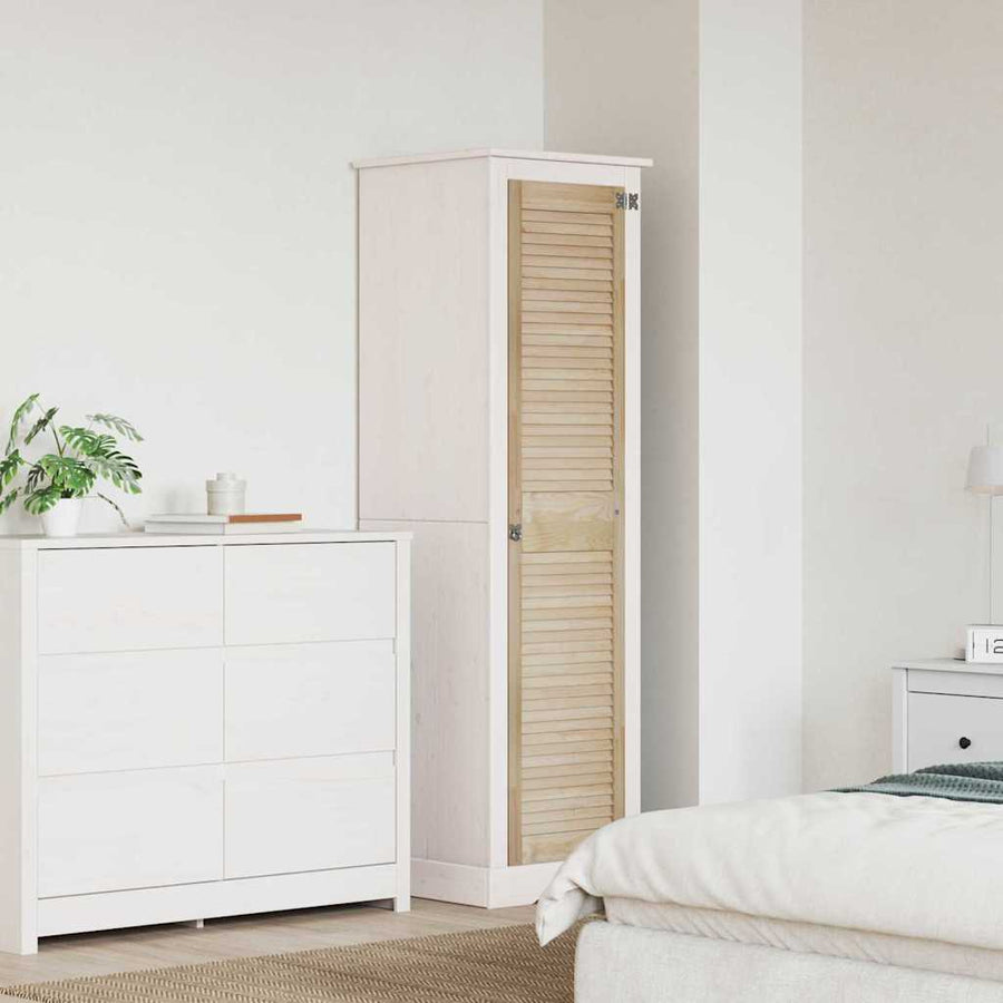 Kastdeur Anders Bruin 170 x 39.5 x 2.1 cm Massief grenenhout