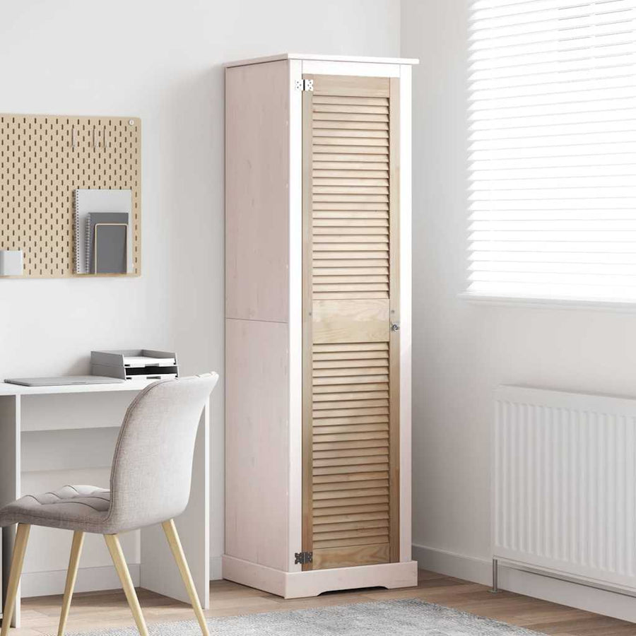 Kastdeur Anders Bruin 170 x 39.5 x 2.1 cm Massief grenenhout