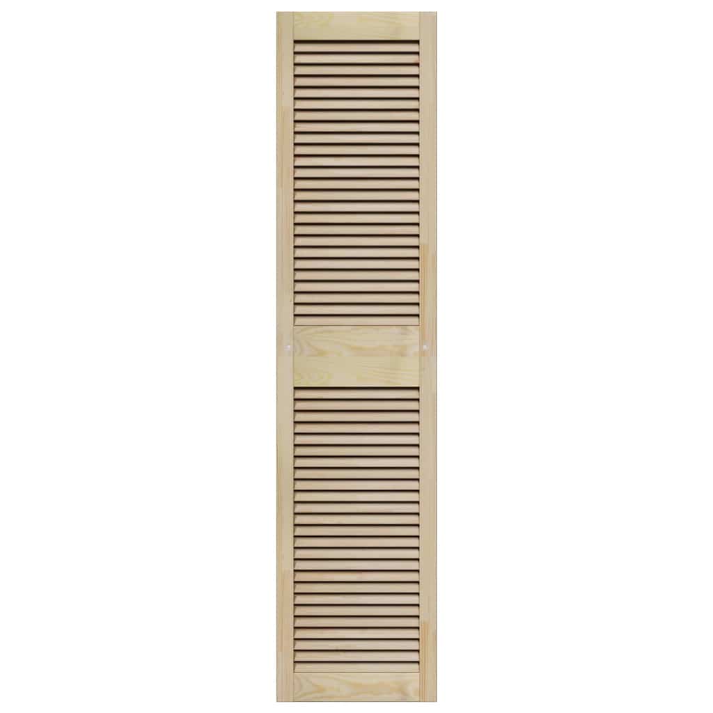 Kastdeur Anders Bruin 170 x 39.5 x 2.1 cm Massief grenenhout