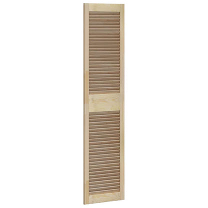 Kastdeuren 2 pcs Bruin 170 x 39.5 x 2.1 cm Massief grenenhout