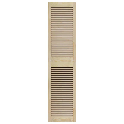 Kastdeuren 2 pcs Bruin 170 x 39.5 x 2.1 cm Massief grenenhout