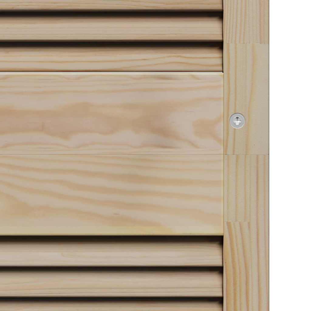 Kastdeur Anders Bruin 170 x 49.5 x 2.1 cm Massief grenenhout