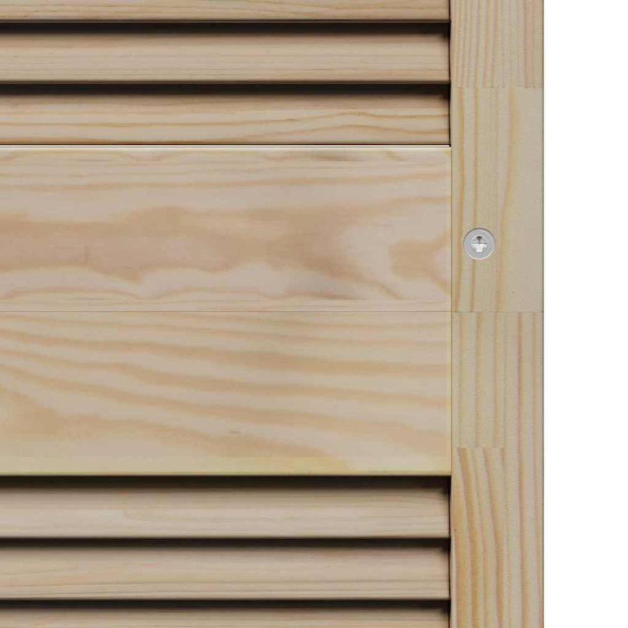 Kastdeur Anders Bruin 170 x 49.5 x 2.1 cm Massief grenenhout