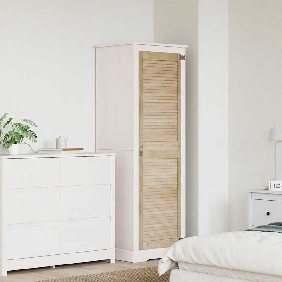 Kastdeur Anders Bruin 170 x 49.5 x 2.1 cm Massief grenenhout