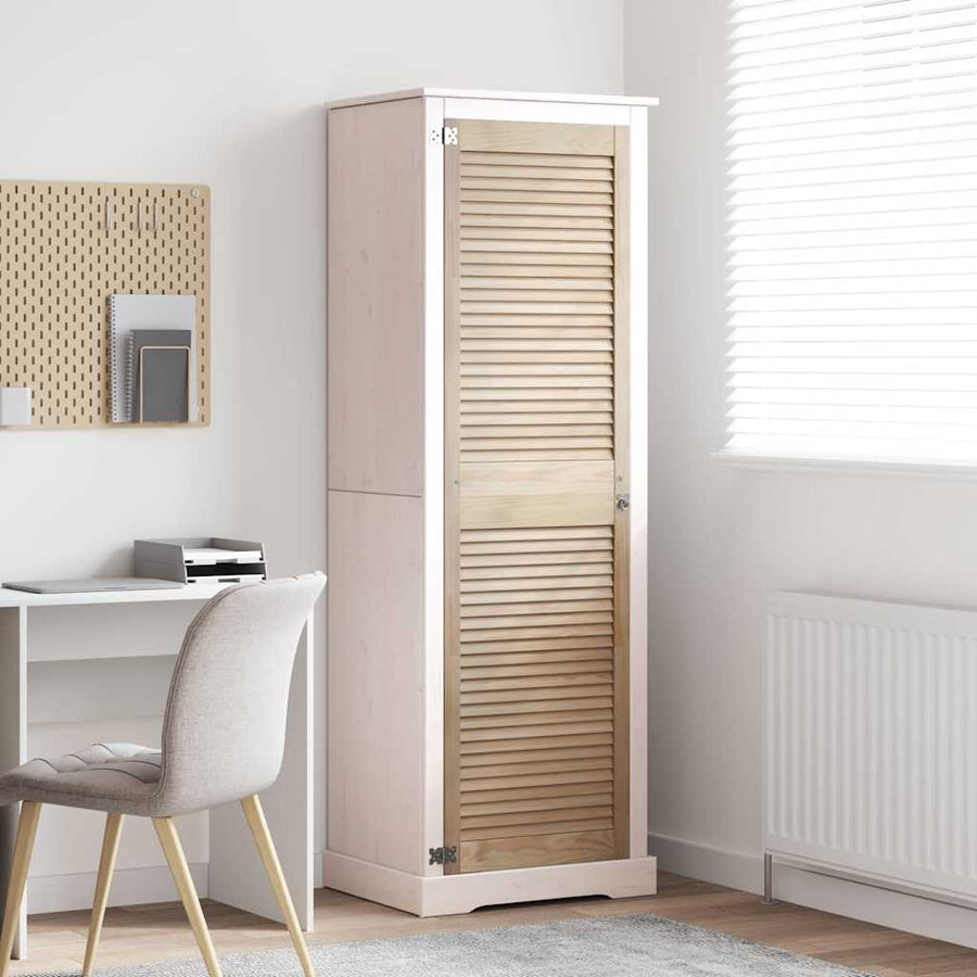 Kastdeur Anders Bruin 170 x 49.5 x 2.1 cm Massief grenenhout