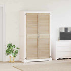 Kastdeuren 2 stuks massief grenenhout 170x49,5 cm
