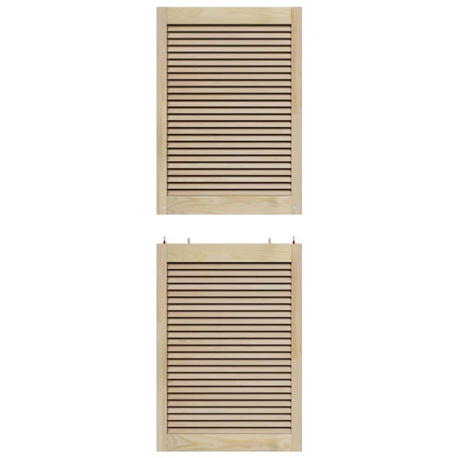 Kastdeur Anders Bruin 170 x 59.5 x 2.1 cm Massief grenenhout