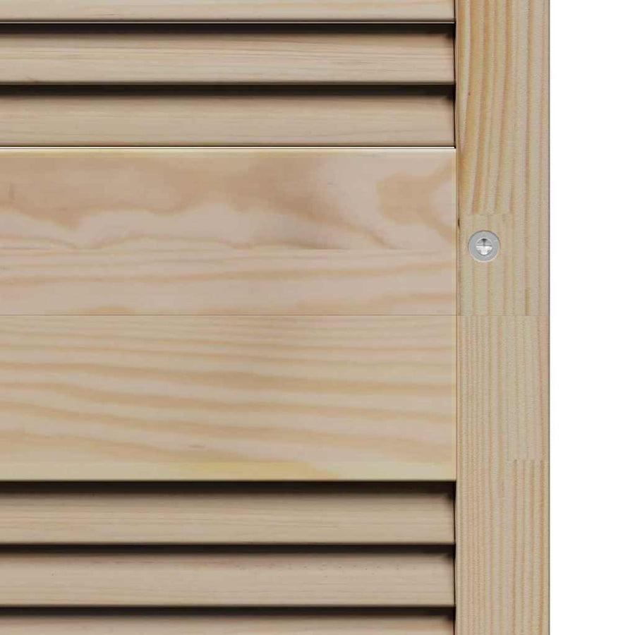 Kastdeur Anders Bruin 170 x 59.5 x 2.1 cm Massief grenenhout