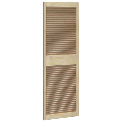 Kastdeuren 2 pcs Bruin 170 x 59.5 x 2.1 cm Massief grenenhout