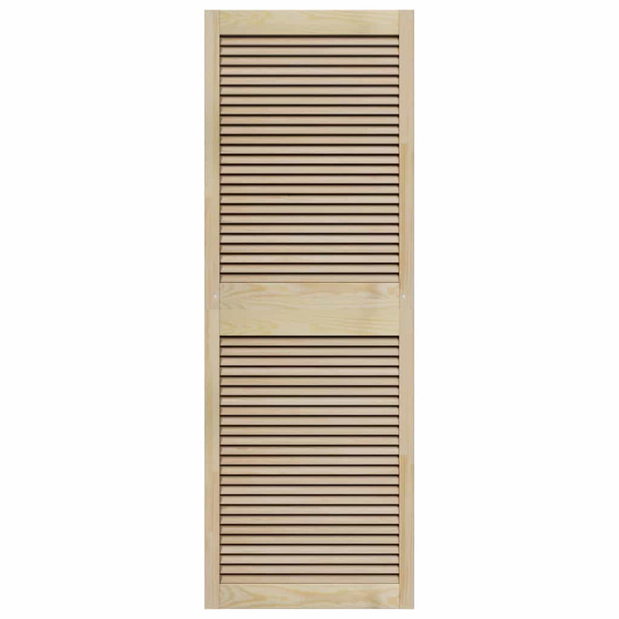 Kastdeuren 2 pcs Bruin 170 x 59.5 x 2.1 cm Massief grenenhout