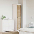 Kastdeur 201x39.5x2.1 cm massief grenenhout naturel