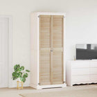 Cabinet door 2 pcs Natural 201 x 2.1 x 39.5 cm Solid pine wood