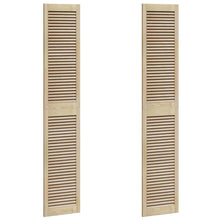 Kastdeur 2 pcs Naturel 201 x 2,1 x 39,5 cm Massief grenenhout