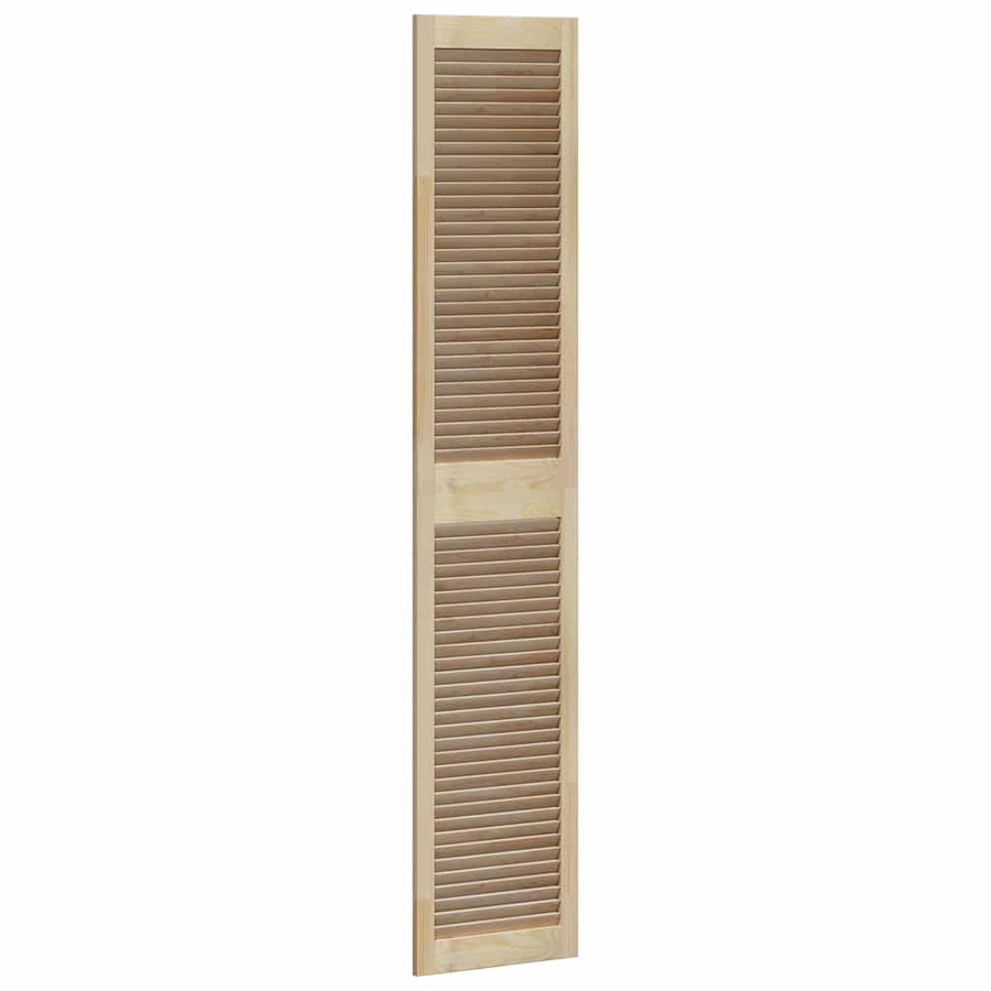 Kastdeur 2 pcs Naturel 201 x 2,1 x 39,5 cm Massief grenenhout