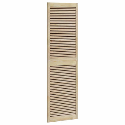 Kastdeuren 2 pcs Bruin 201 x 59.5 x 2.1 cm Massief grenenhout