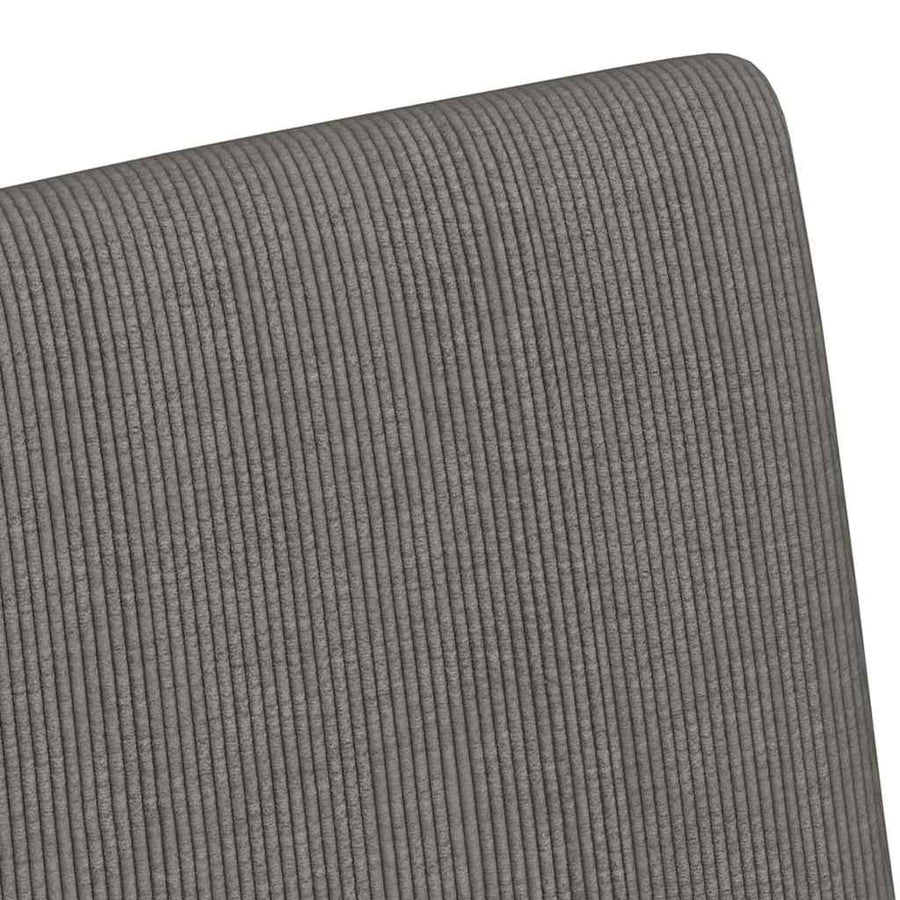 Eetstoelen 2 pcs Lichtgrijs 57 x 66 x 94 cm Katoenen stof
