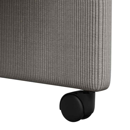 Eetstoelen 2 pcs Lichtgrijs 57 x 66 x 94 cm Katoenen stof