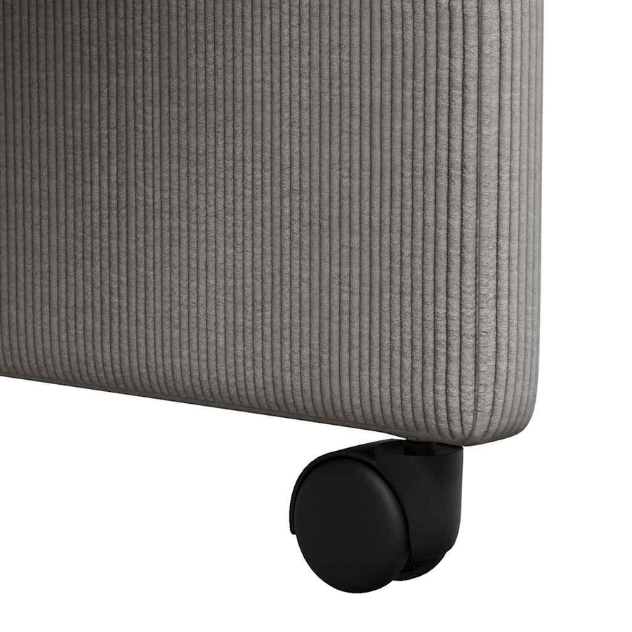 Eetstoelen 2 pcs Lichtgrijs 57 x 66 x 94 cm Katoenen stof