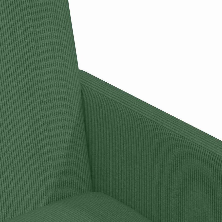Eetstoelen 2 pcs Grijs groen 57 x 66 x 94 cm Katoenen stof