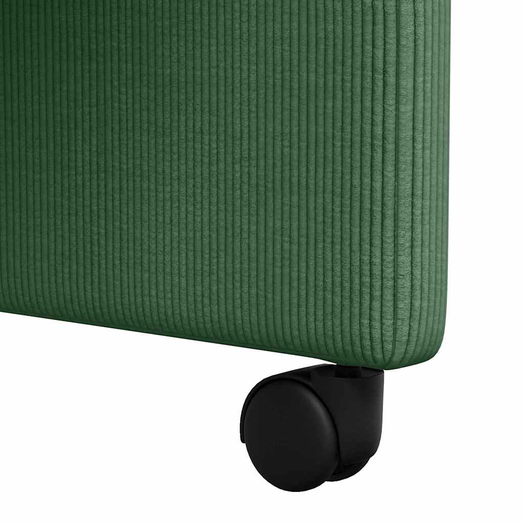 Eetstoelen 2 pcs Grijs groen 57 x 66 x 94 cm Katoenen stof