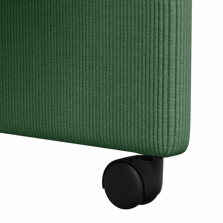 Eetstoelen 2 pcs Grijs groen 57 x 66 x 94 cm Katoenen stof