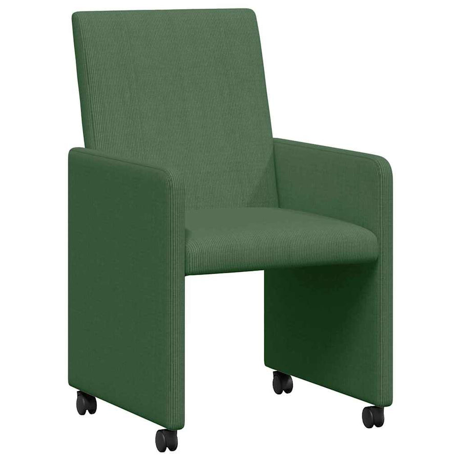 Eetstoelen 2 pcs Grijs groen 57 x 66 x 94 cm Katoenen stof