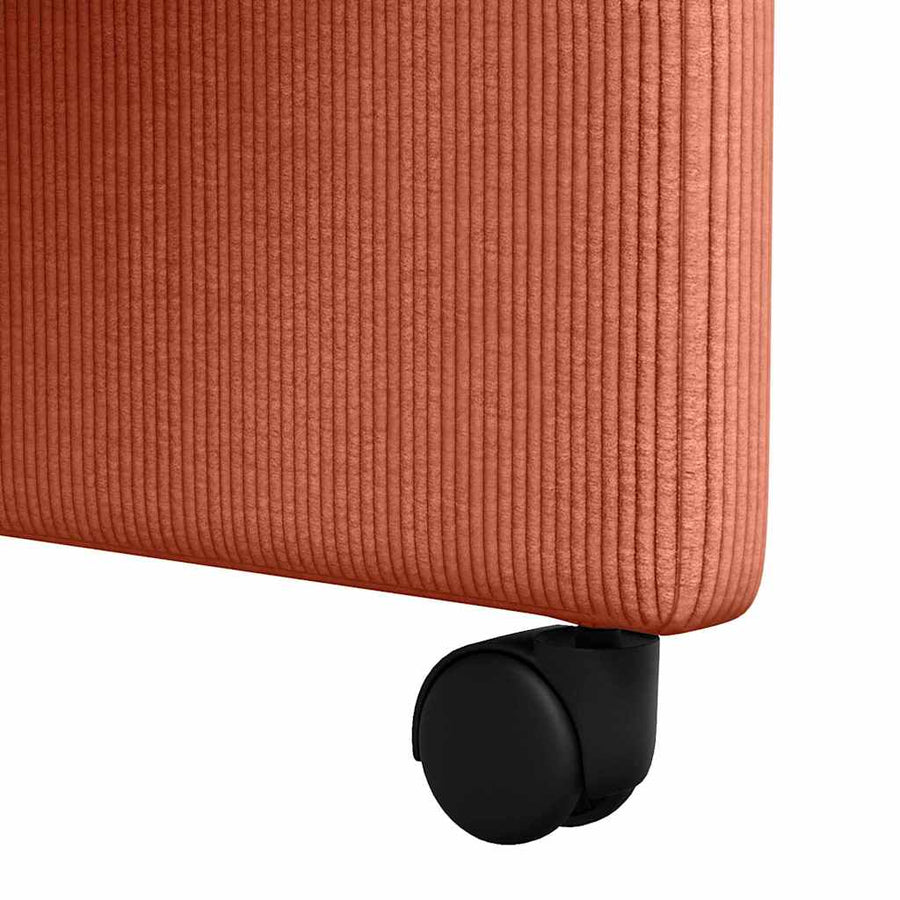 Eetstoelen 2 pcs Rood-oranje 57 x 66 x 94 cm Katoenen stof