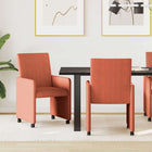 Eetkamerstoelen 2 stuks rood-oranje 57x66x94 cm