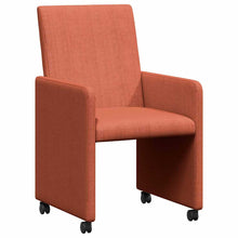 Eetstoelen 2 pcs Rood-oranje 57 x 66 x 94 cm Katoenen stof