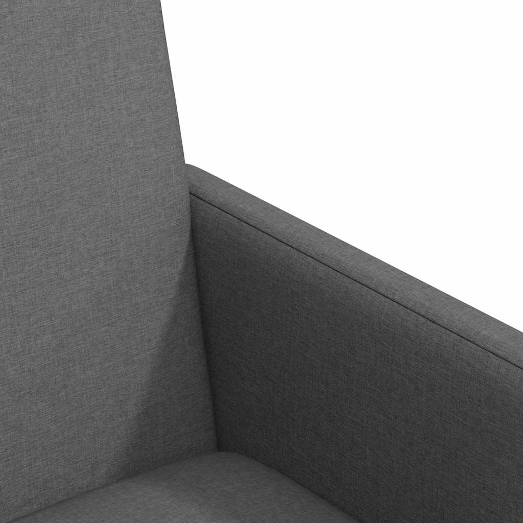 Dining Stoelen met Wielen 2 pcs Donkergrijs 57 x 66 x 94 cm