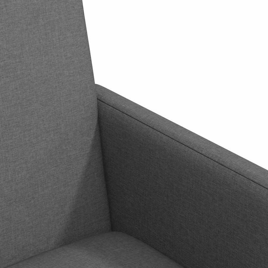 Dining Stoelen met Wielen 2 pcs Donkergrijs 57 x 66 x 94 cm