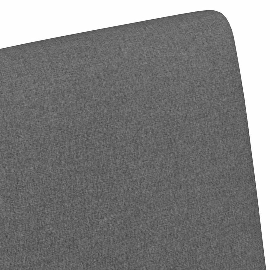 Dining Stoelen met Wielen 2 pcs Donkergrijs 57 x 66 x 94 cm